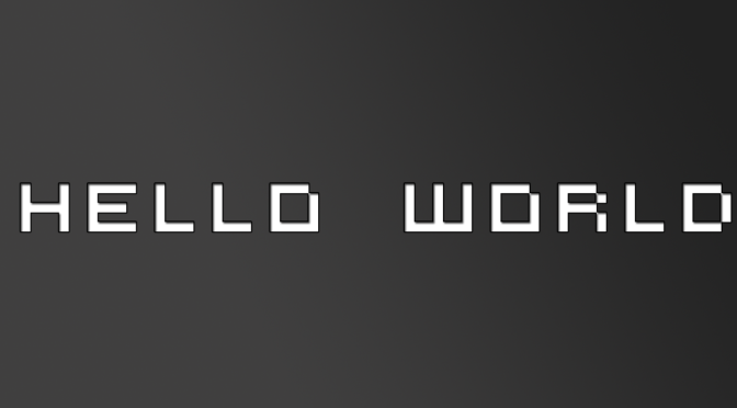 Hello world!