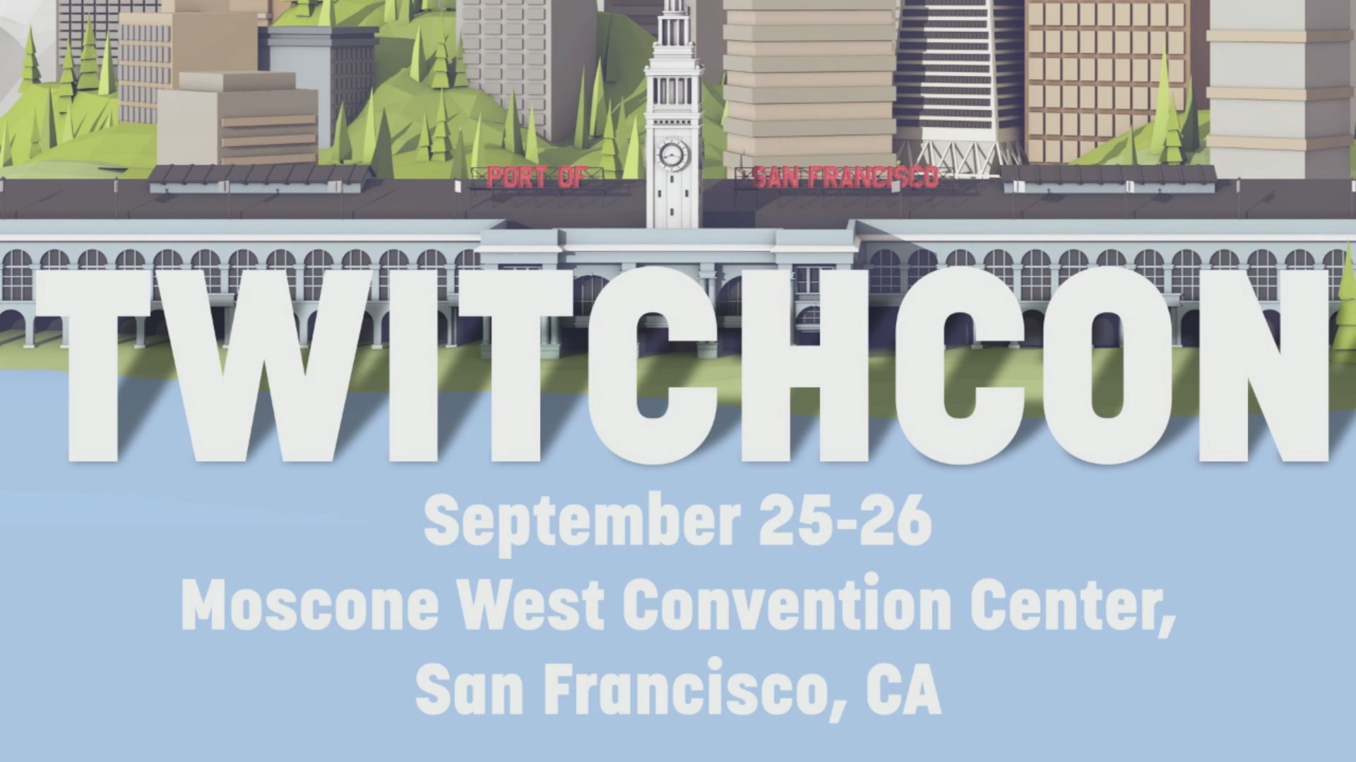 Twitch announces TwitchCon for September 25 – 26 in San Francisco