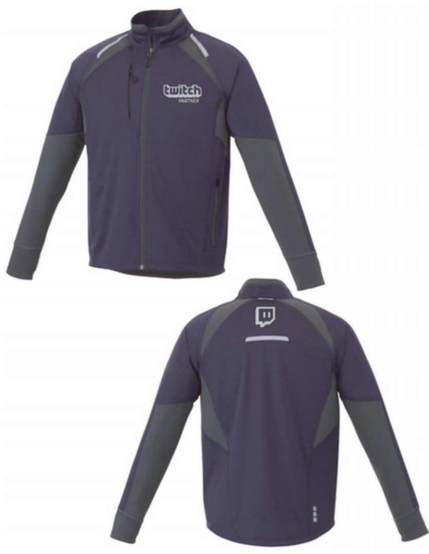 Twitch Partner branded track jackets