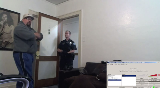 This man was arrested and robbed on a Twitch live stream